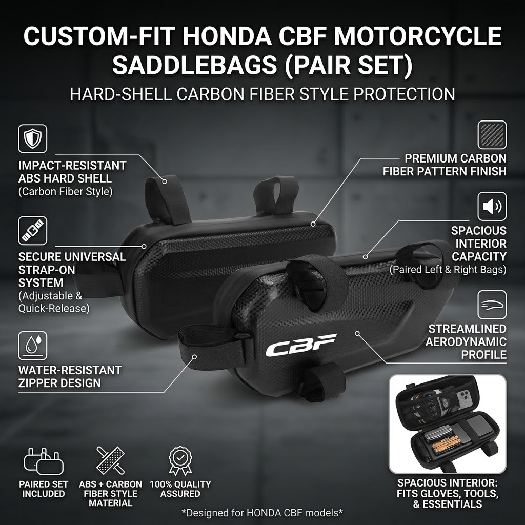 Motorcycle Gear Logo - 360° Waterproof Protection Hard Shell 3L