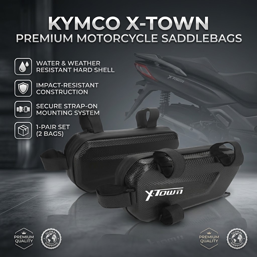 Motorcycle Gear Logo - 360° Waterproof Protection Hard Shell 3L