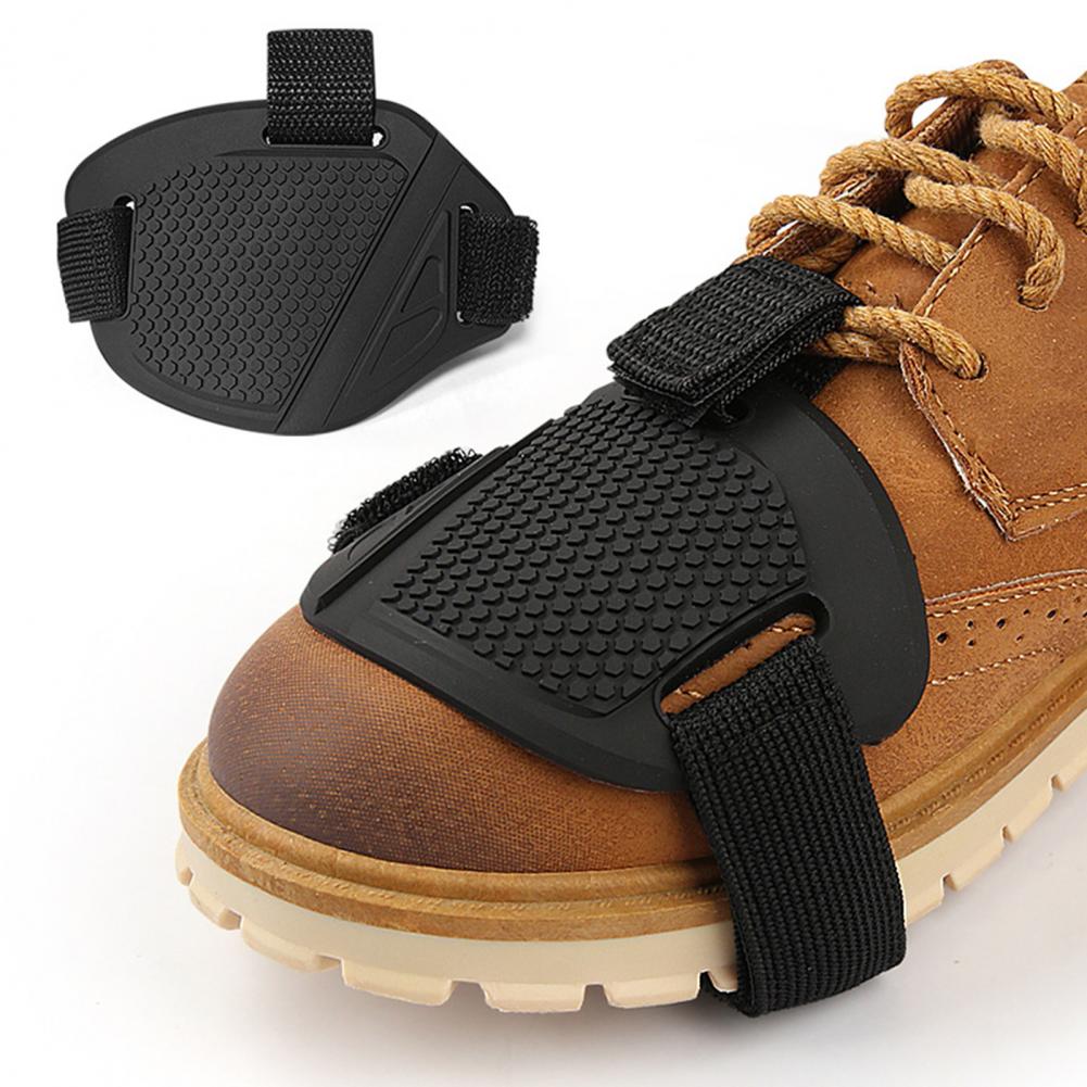 Motorcycle Gear Boots - Motorcycle Motorbike Shift Pad Shoe Boot