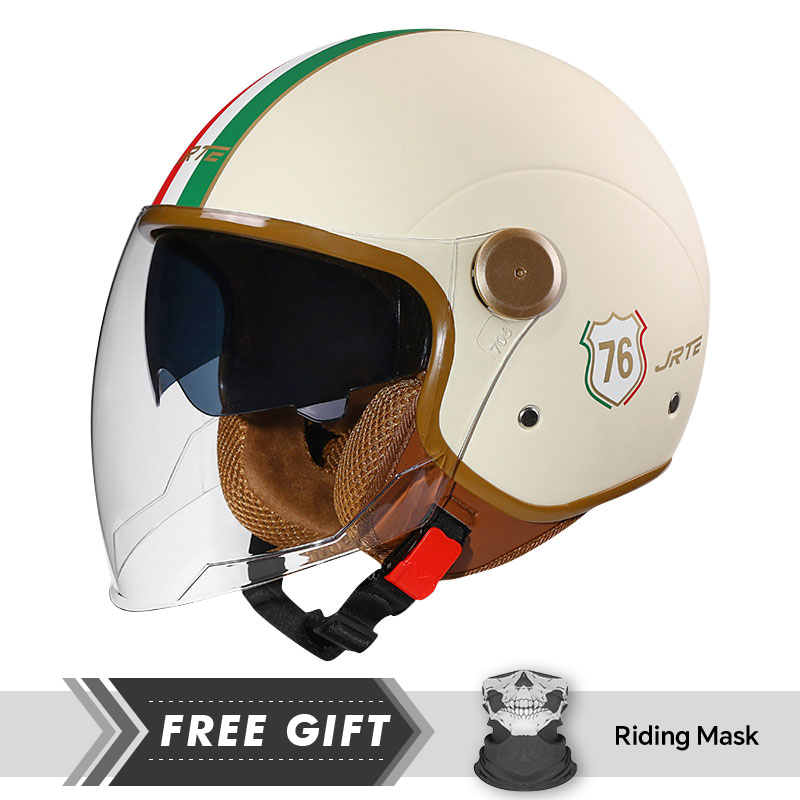 DOT ECE Approved Retro 3/4 Ope - Motorcycle Gear In Store review and price