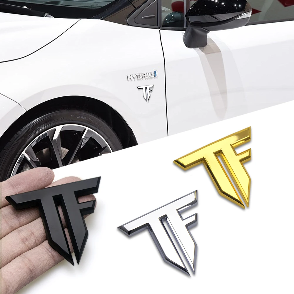 1pc 3D Metal TF Emblem Badge C - Motorcycle Gear Logo review and price