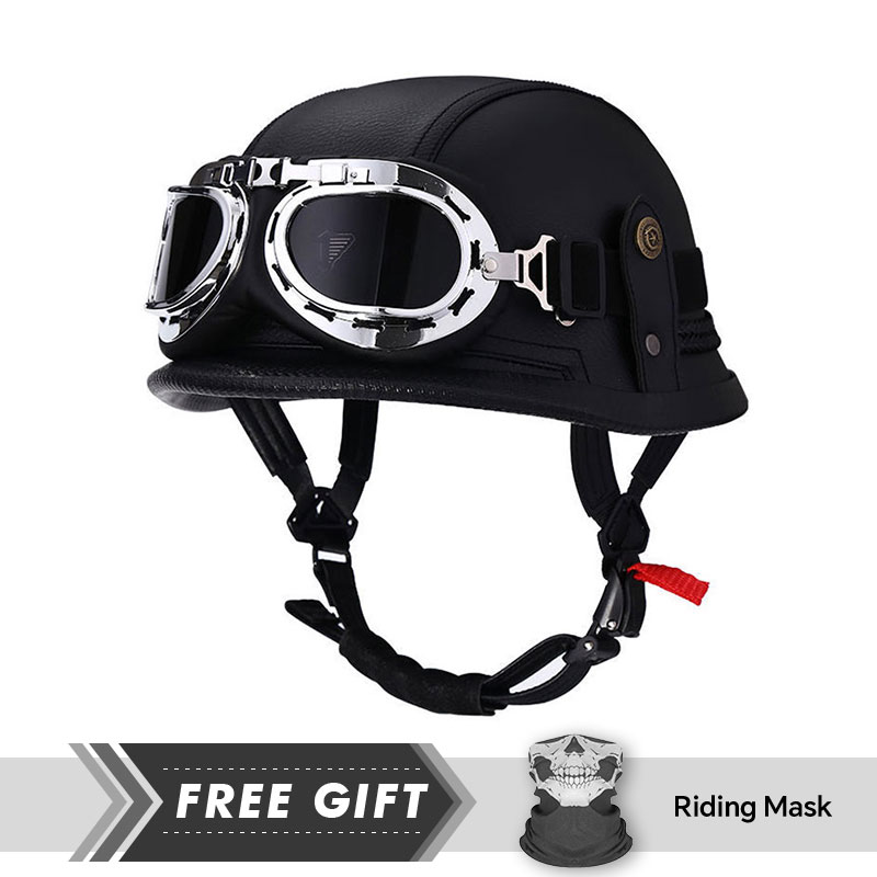 Classic Half Face Helmet Prote - Motorcycle Gear In Store review and price
