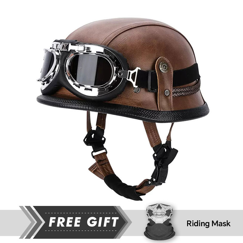 Classic Half Face Helmet Prote - Motorcycle Gear In Store review and price