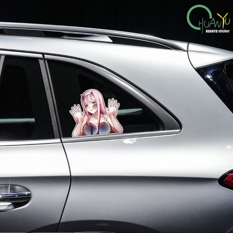 Zero Two Windows Car Stickers  - Motorcycle Gear Pattern review and price