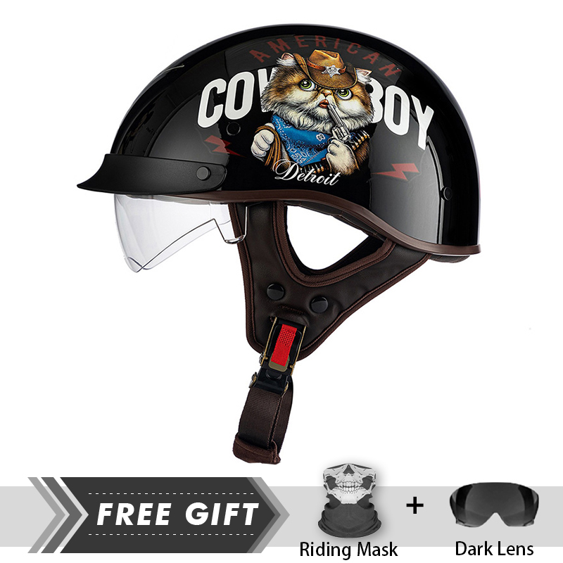 Crash Headpiece Half Face Helm - Motorcycle Gear In Store review and price