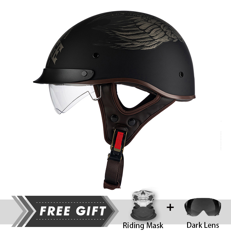 Crash Headpiece Half Face Helm - Motorcycle Gear In Store review and price