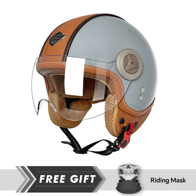 Open Face Helmet Motorcycle He - Motorcycle Gear In Store review and price