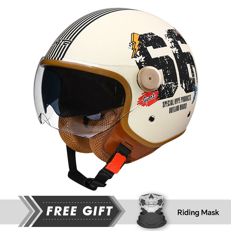 DOT 3/4 Open Face Motorcycle H - Motorcycle Gear In Store review and price