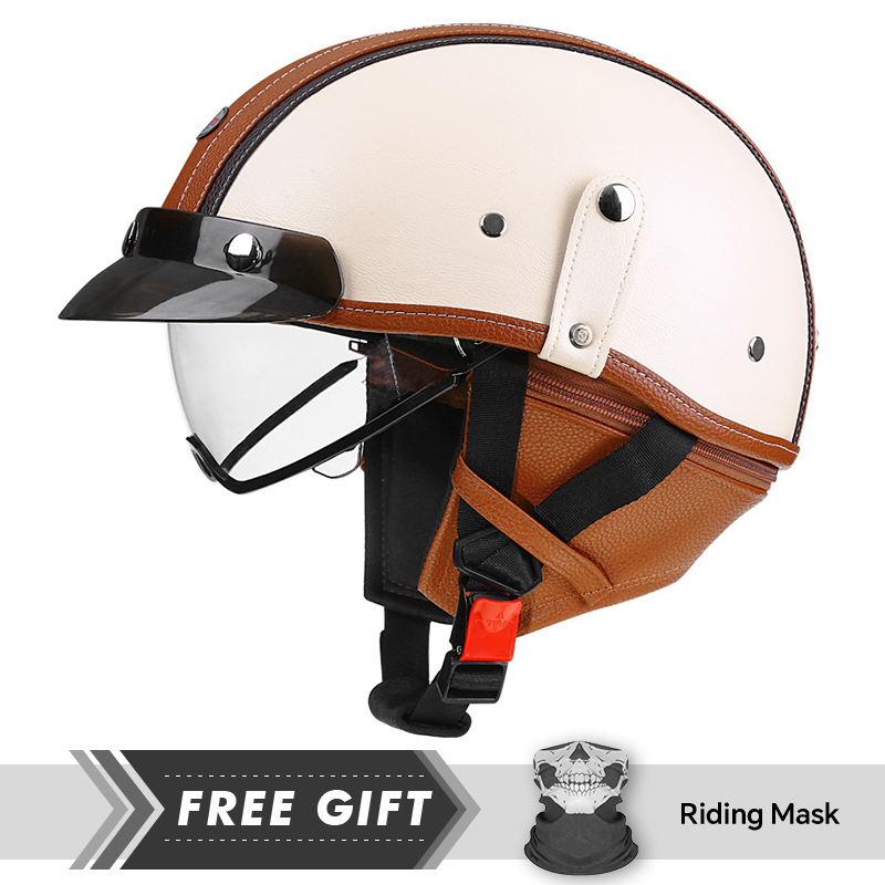 DOT Approved Men Women Half Fa - Motorcycle Gear In Store review and price