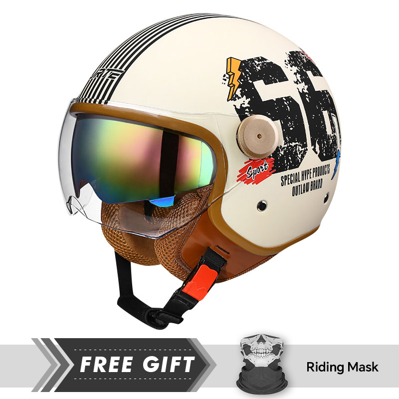 DOT Approved Open Face Helmet  - Motorcycle Gear In Store review and price
