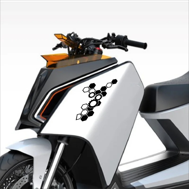 1PC Honeycomb Gear Motorcycle  - Motorcycle Gear Logo review and price