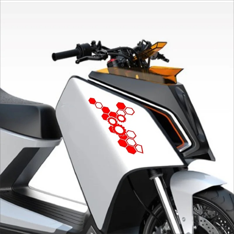 1PC Honeycomb Gear Motorcycle  - Motorcycle Gear Logo review and price